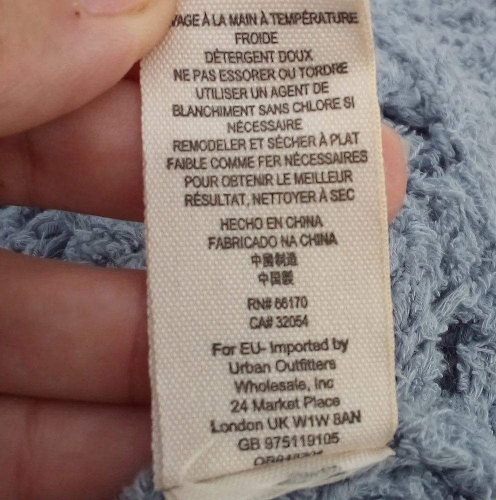 Free People Cropped Gray Open Knit Ribbed Cotton Blend Turtleneck XS